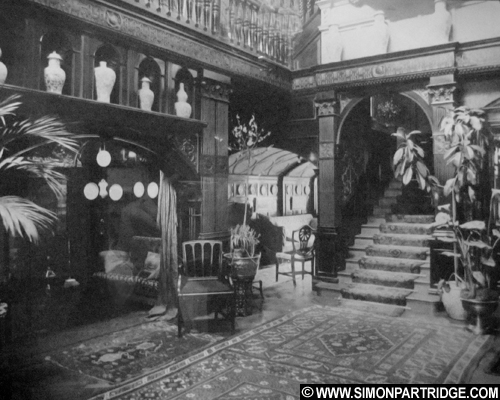 The Mount Hotel reception area in 1919