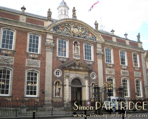The eighteenth century Guildhall in Worcester