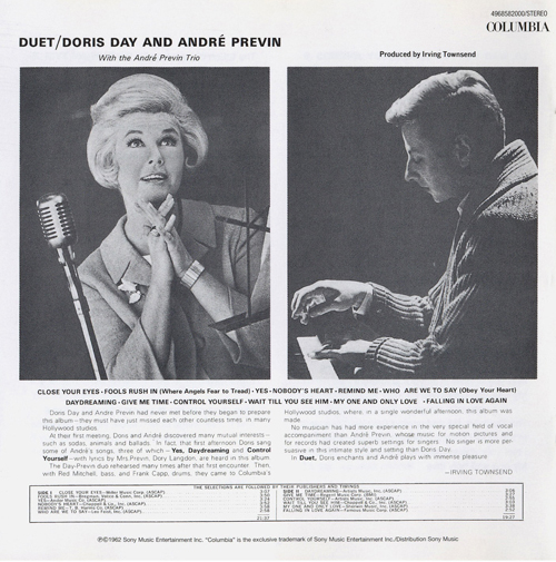 Doris Day's "Duet" album